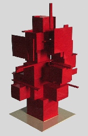 Quadrium - acier - 62 x 39 x 39 cm - 2010